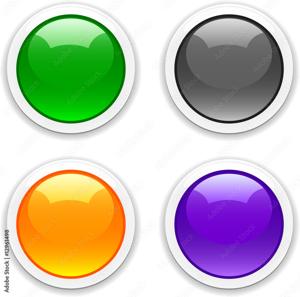 Web buttons. Web buttons.