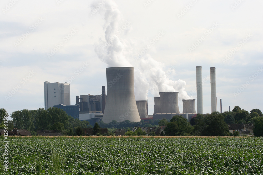 Kraftwerk Umwelt natur Dampf
