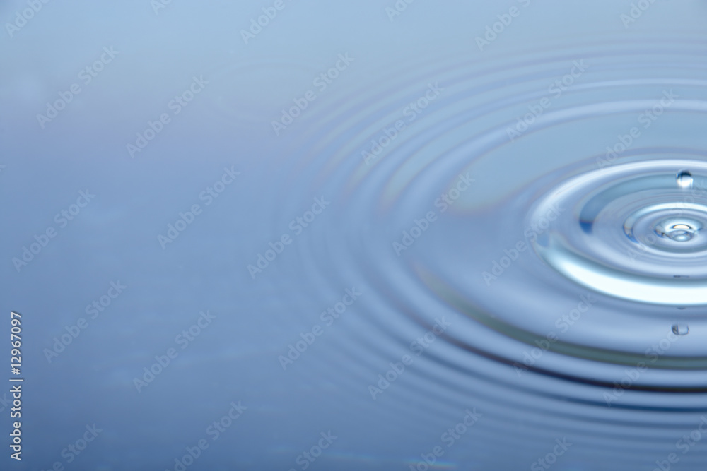 Concentric Circles Forming In Still Water