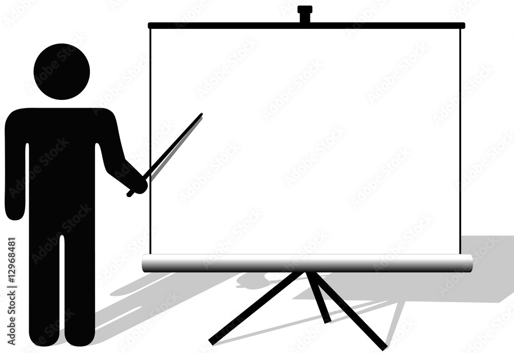 Symbol man copyspace presentation on retro portable screen Symbol man copyspace presentation on retro portable screen
