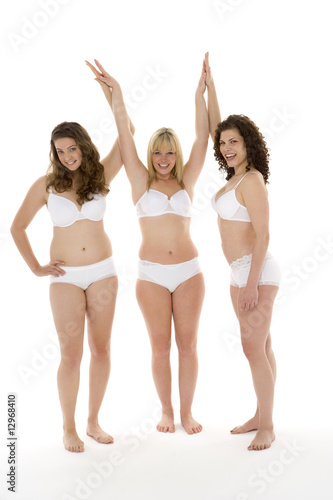 Portrait Of Women In Their Underwear