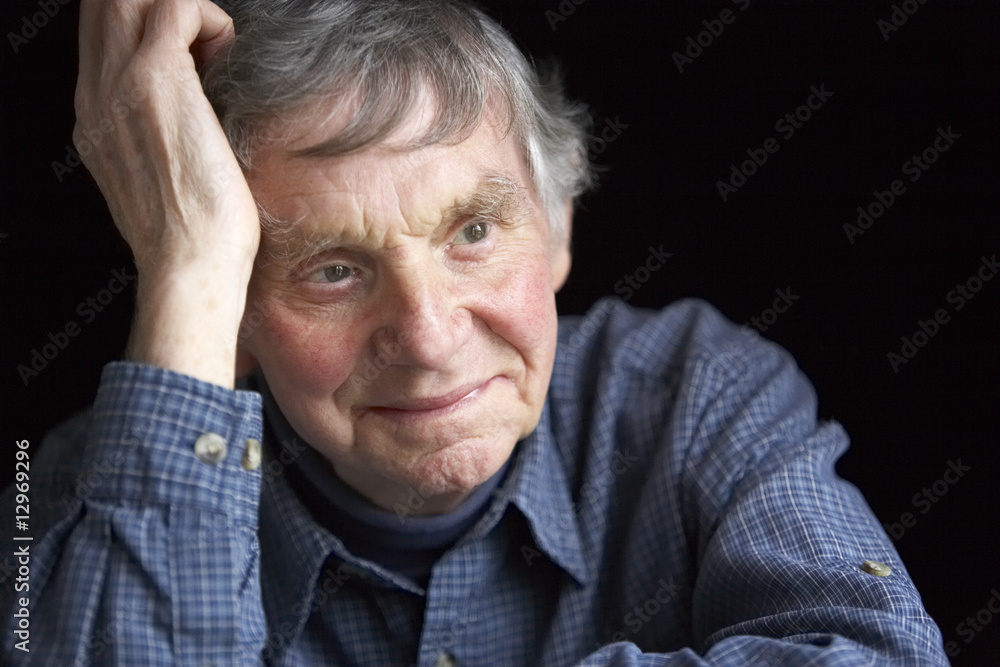Portrait of senior man Portrait of senior man