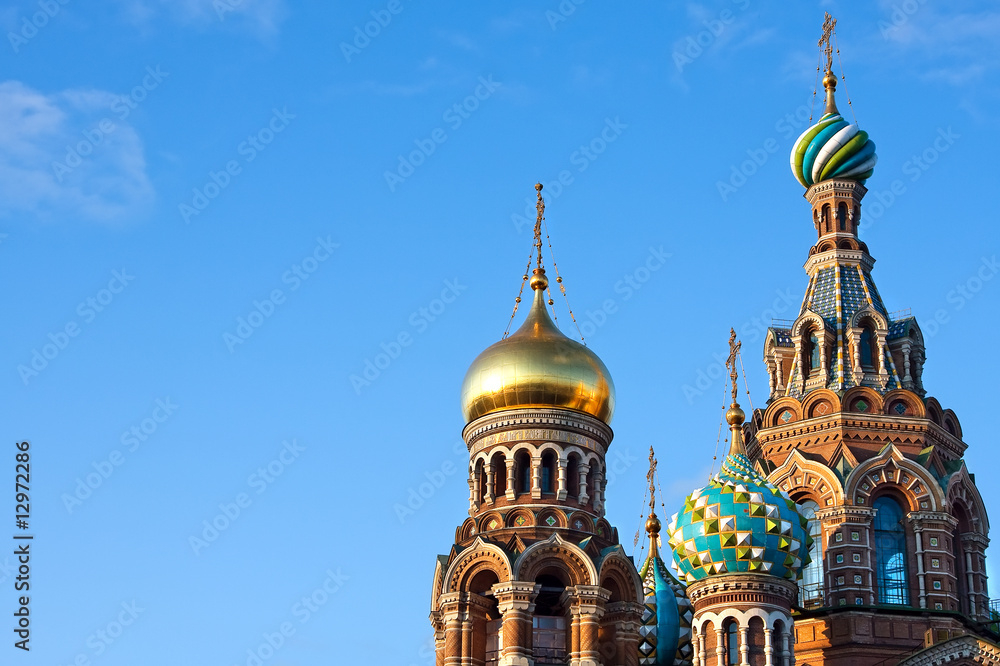 Obraz premium The Church of the Savior on Spilled Blood, St. Petersburg
