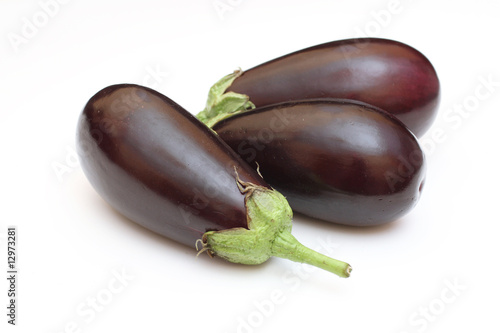 Obraz na płótnie Three eggplant w salonie