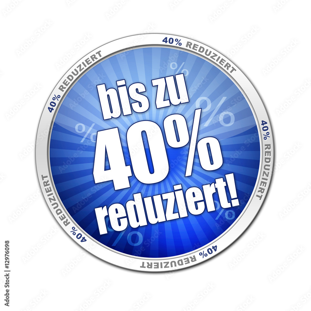 button 40% reduziert