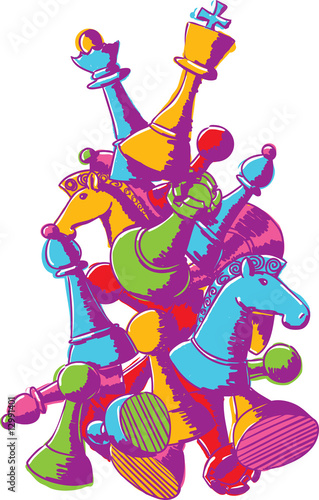 Composition with chess