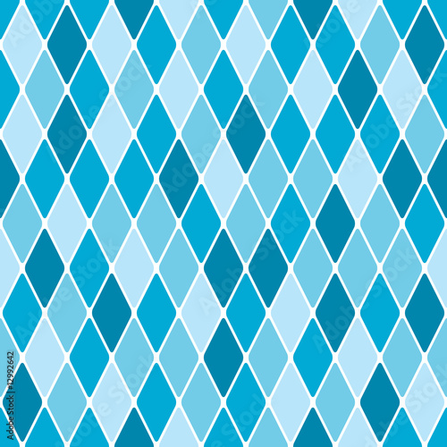 Harlequin winter seamless pattern