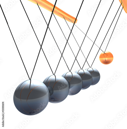 Newton's cradle photo