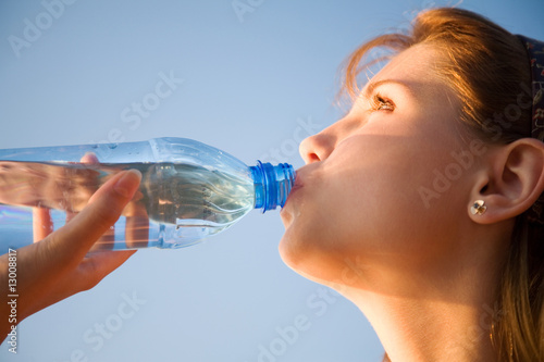 girl with bottle