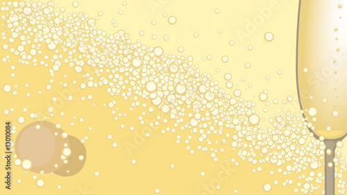 Champagne - vector background