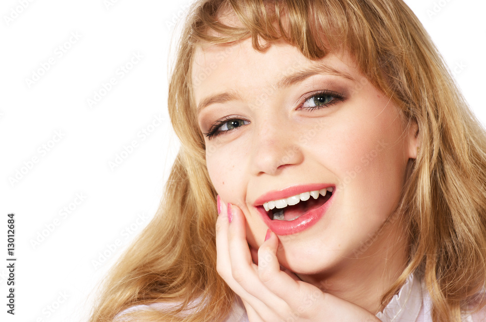 Smiling teenage girl Smiling teenage girl