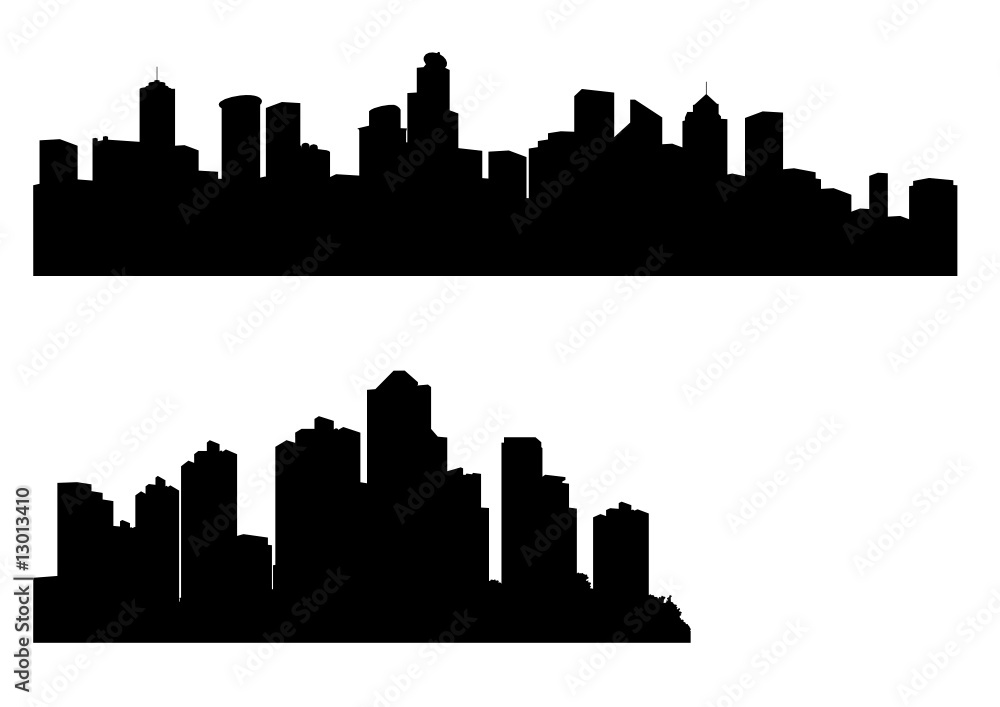 City silhouettes 3