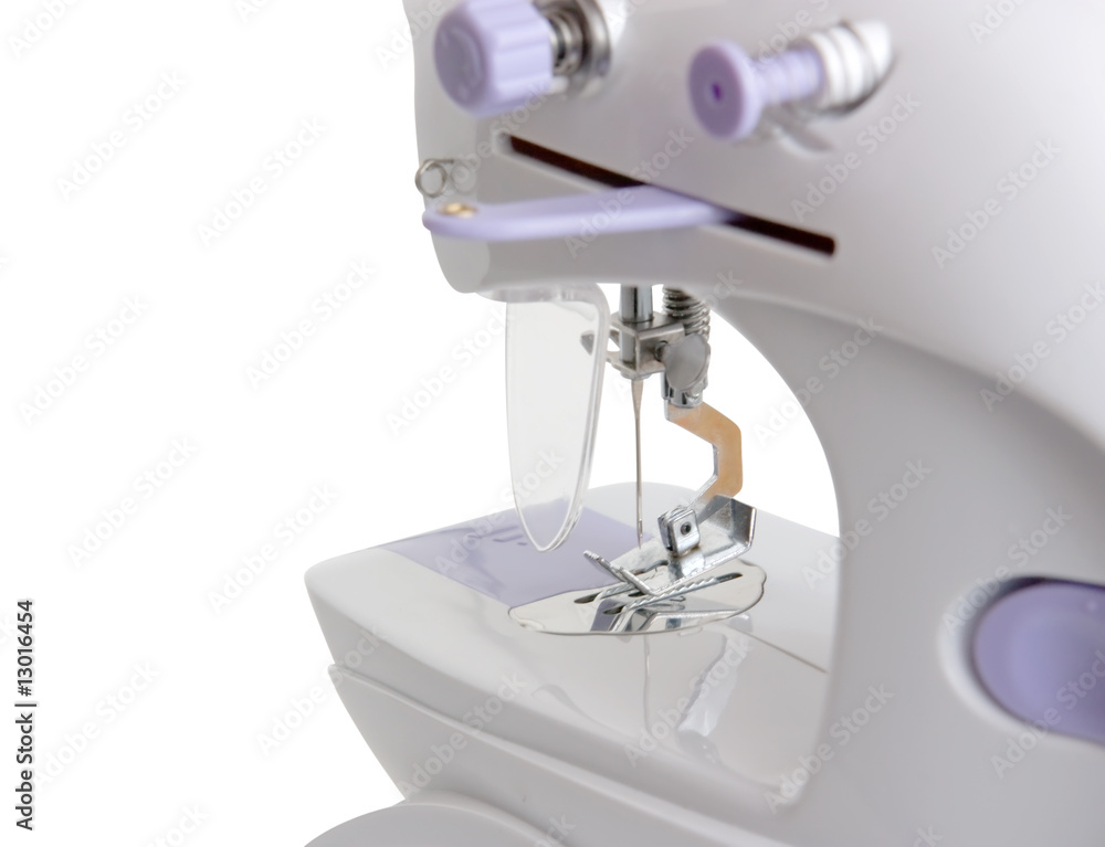 sewing machine. macro