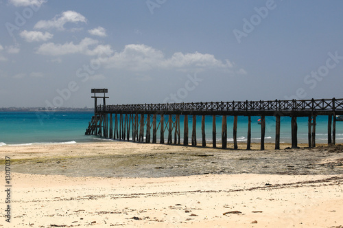 Entrance to Changuu island - paradise island near Zanzibar