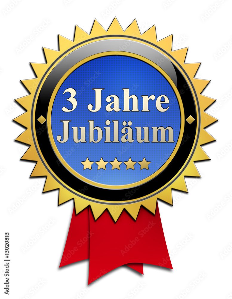 Button 3 Jahre Jubiläum Button 3 Jahre Jubiläum