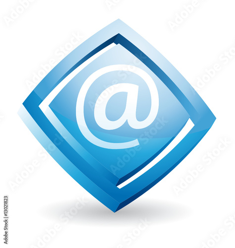 Blue e-mail icon