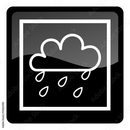 weather forecast icon - rainy