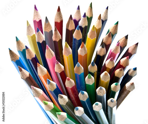 Crayons 1 Lots of colored crayons and pencils