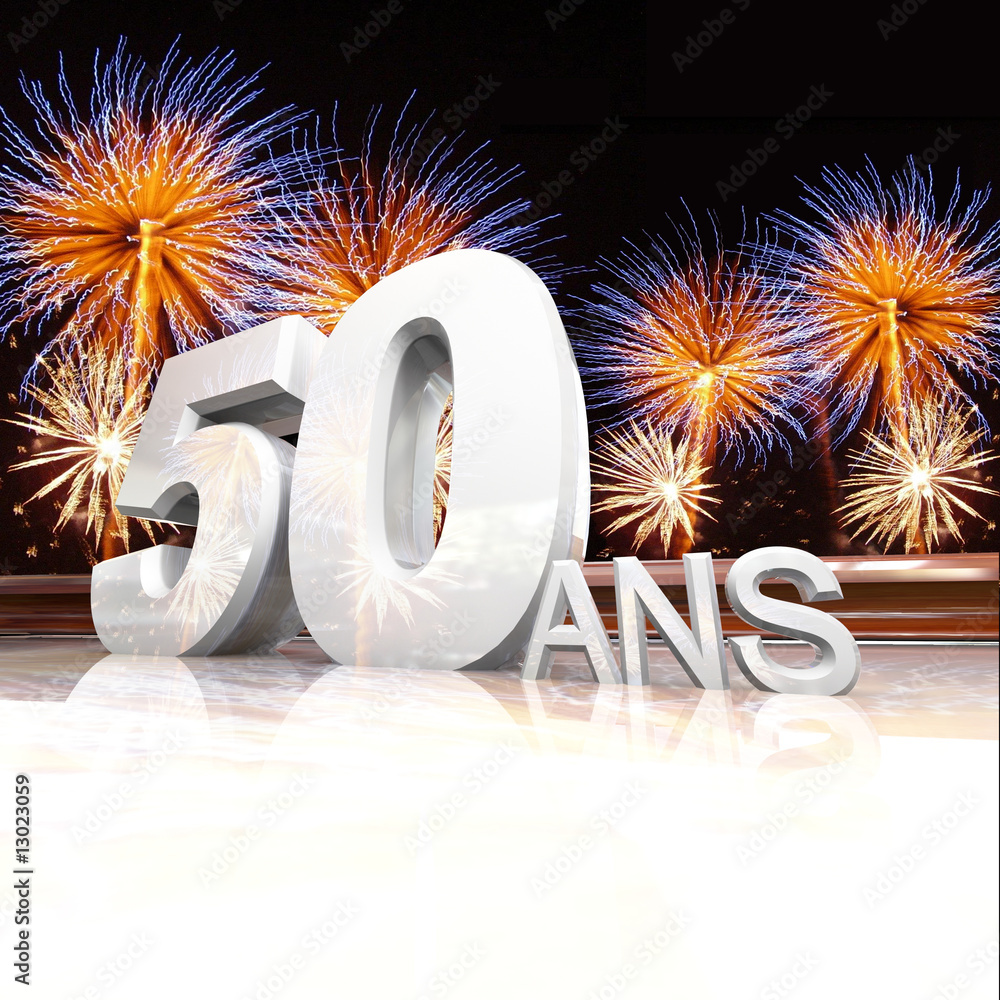 Anniversaire 50 Ans Stock Illustration Adobe Stock Anniversaire 50 Ans Stock Illustration Adobe Stock
