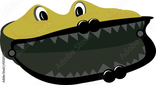 Purse-crocodile