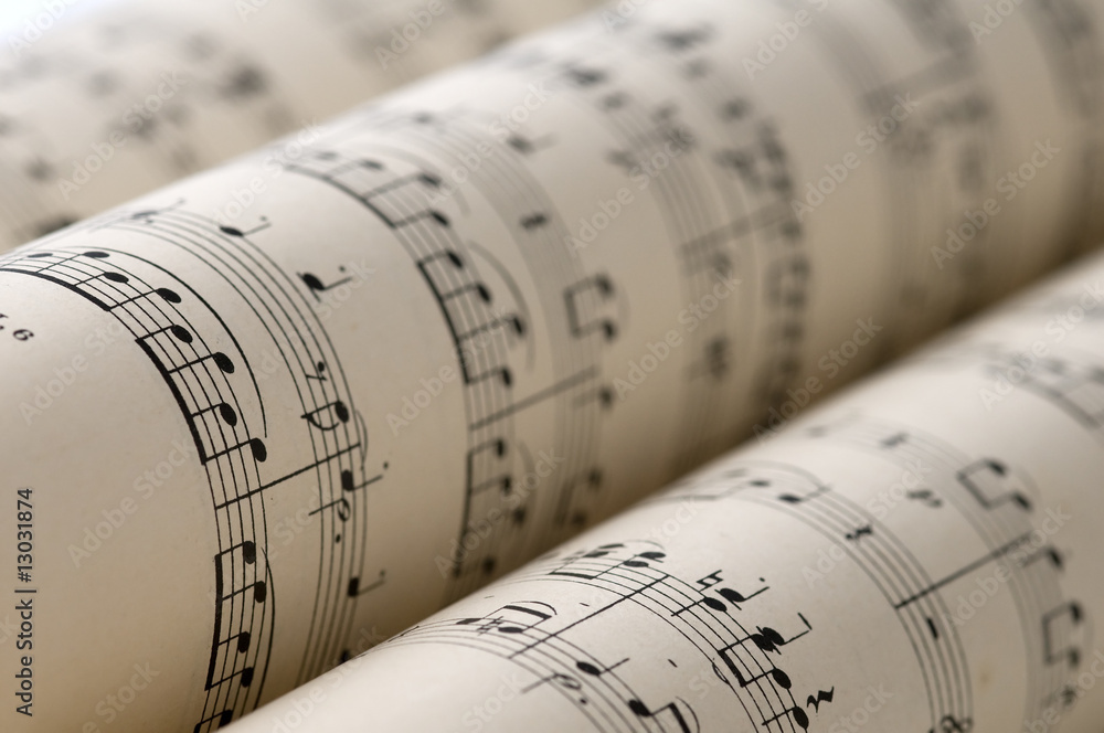 Fototapeta premium spartito musicale