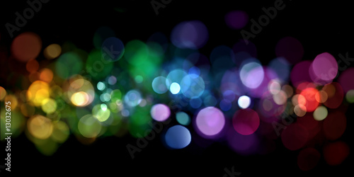 Abstract colorful lights