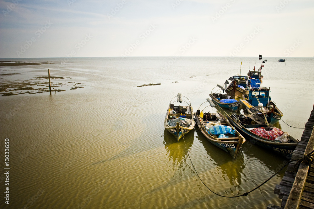 Obraz premium Village of Fishmen