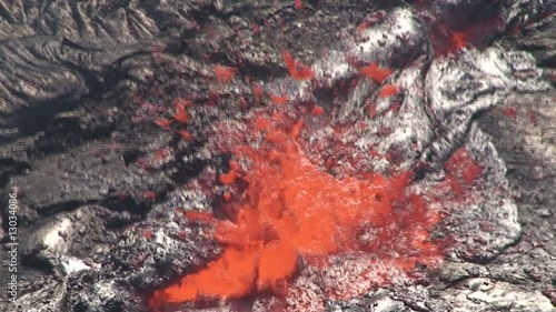 Lavafonatinen im Erta Ale Vulkan