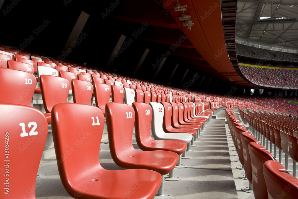Empty Stadium Seats