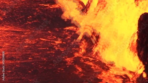 Glühende Lava