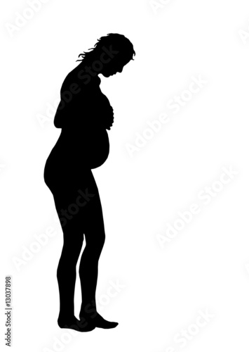 donna incinta vettoriale