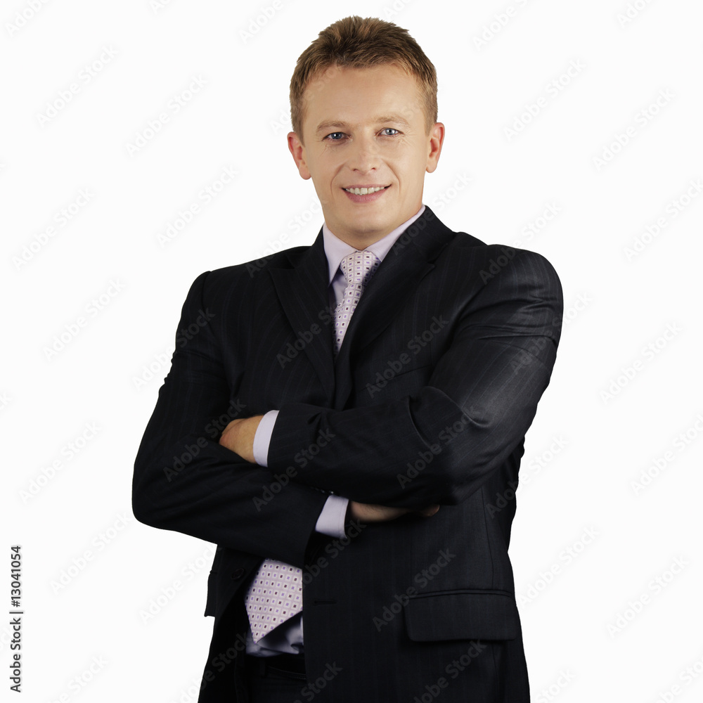 close up of successful middle age attractive business man close up of successful middle age attractive business man