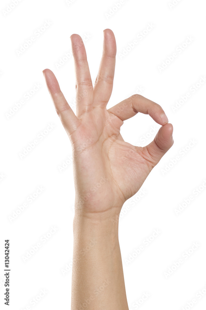 hand OK hand OK