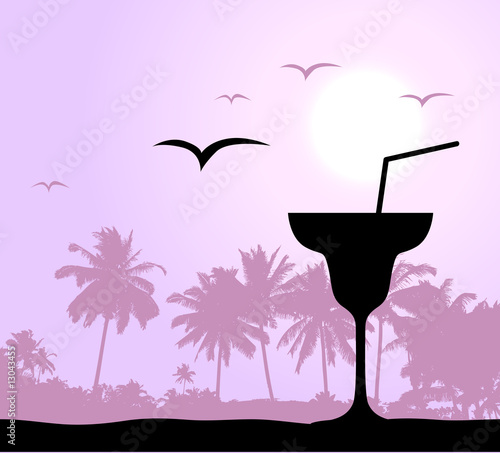 Coctail party on the beach