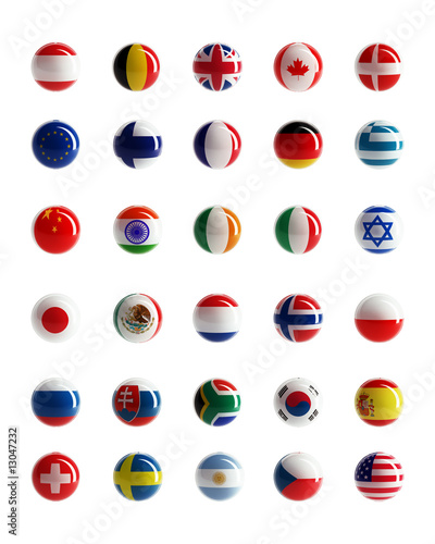 Free Download Country flags web buttons - GFXLoad
