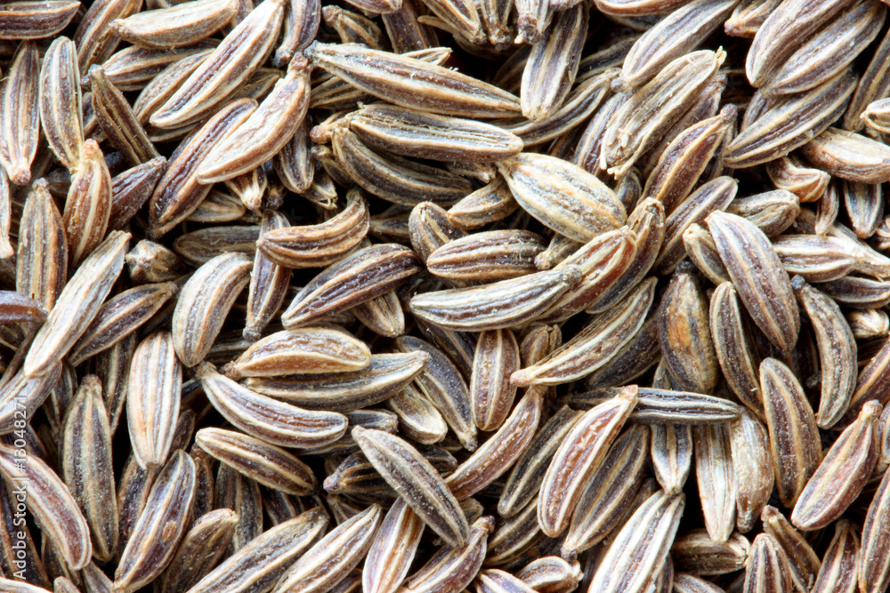 Cumin - caraway - seed macro Cumin - caraway - seed macro