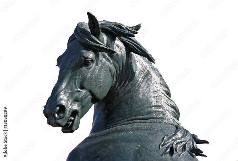 horse head statue