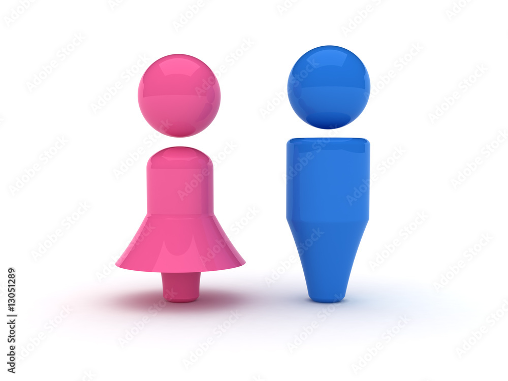 Obraz premium Men and Women symbol