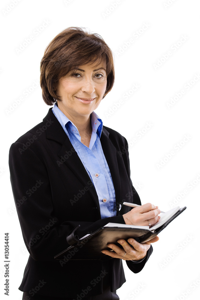 Senior businesswoman working Senior businesswoman working