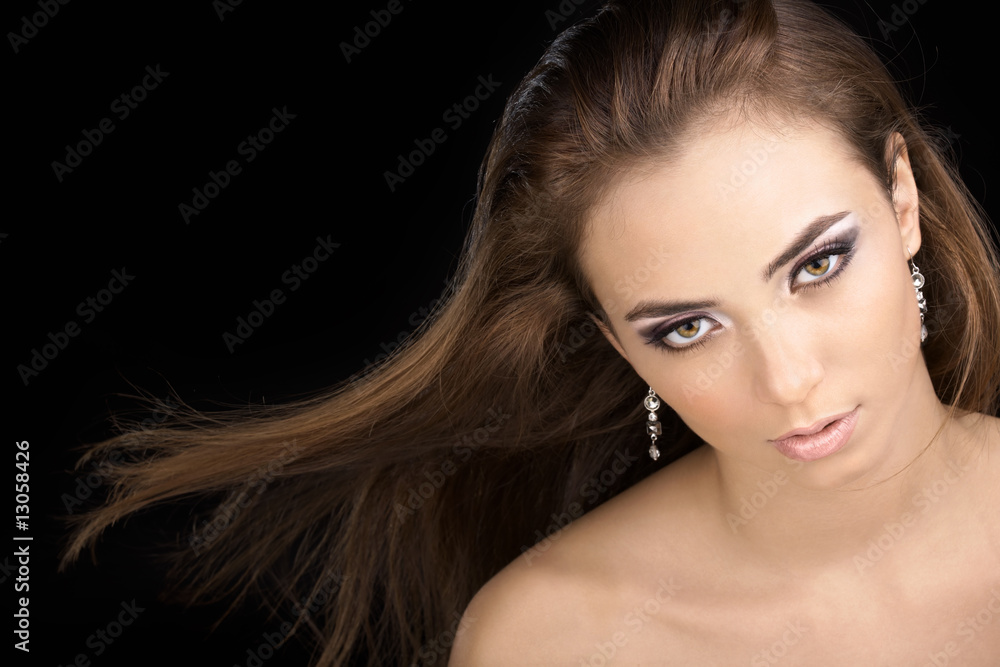 Fototapeta premium The mysterious girl