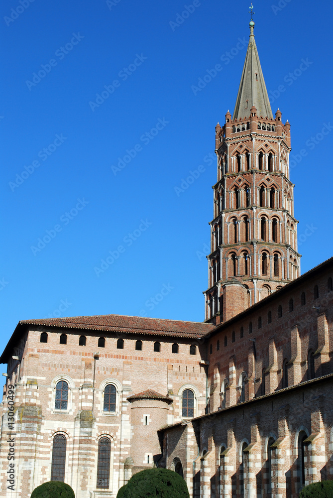 Le clocher de la cathédrale de Saint Sernin