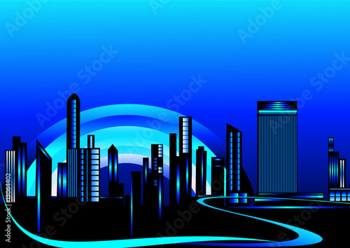 ville bleue