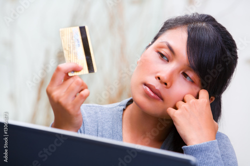 Looking at credit card