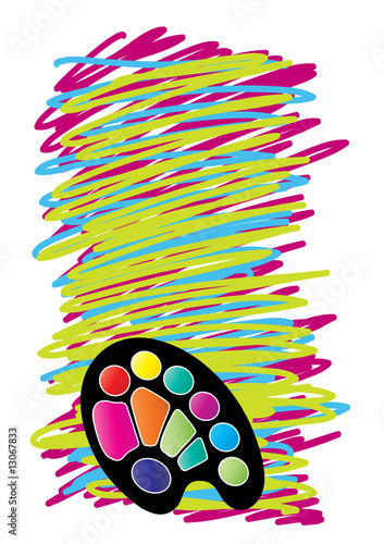 pallette illustration