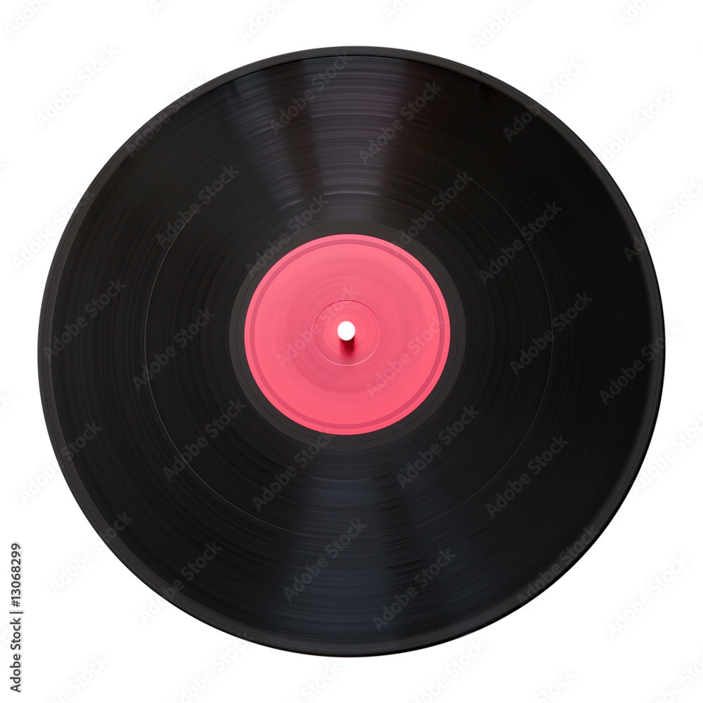 Old vinyl record isolated on white background Old vinyl record isolated on white background