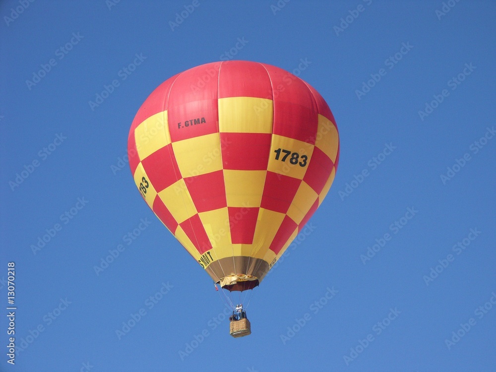 Naklejka premium montgolfière