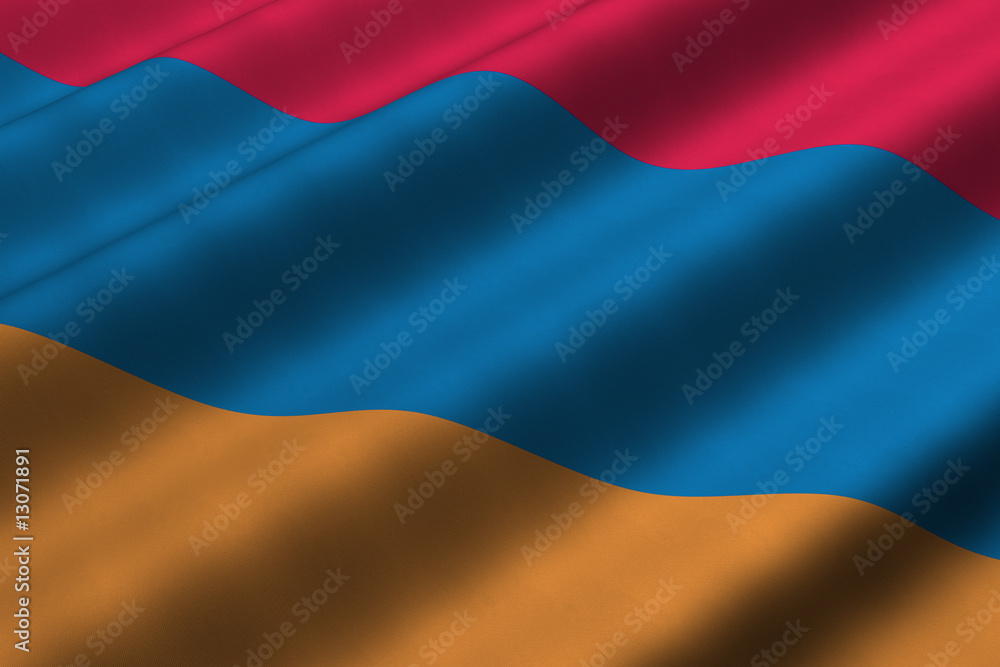 Naklejka premium Armenian Flag