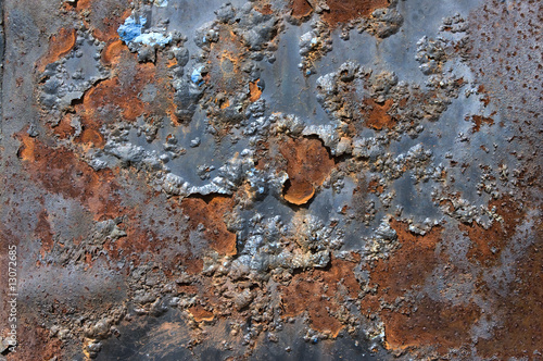 Rusted plaque