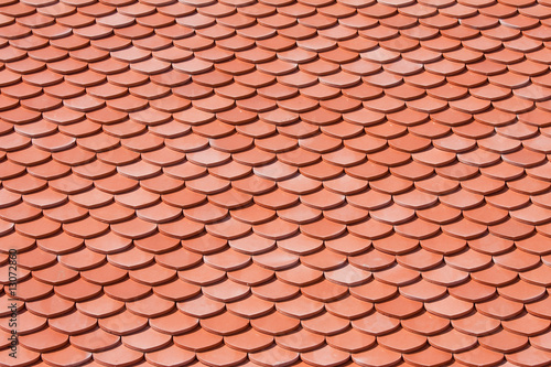 Traditional Thai style ceramic roof