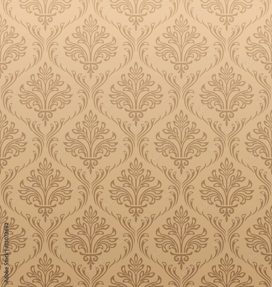 Seamless Damask Wallpaper Seamless Damask Wallpaper